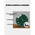 Nordic modern silent wall clock 35CM